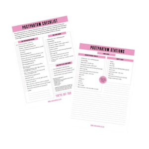 Viva La Vulva: Postpartum Checklist - Free Download