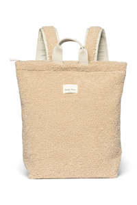 Ecru Teddy Adult Backpack