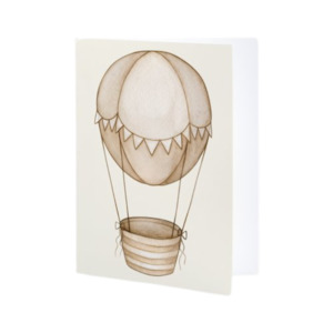 New Baby Cards: Up & Away Greeting Card