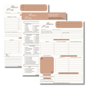 Motherhood Support: Birth Plan - Free Download