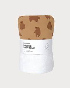Terry Hooded Baby Towel - Chubby Bear