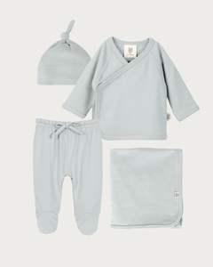 Welcome Home 0-3mth Layette Set - Sky