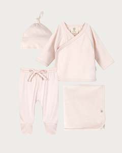 Welcome Home 0-3mth Layette Set - Petal