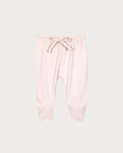 Footed Leggings - Petal