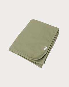 Blankets: Sweatshirt Blanket - Olive
