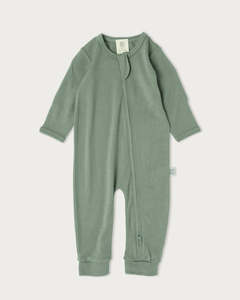 Onesies: Merino Footless Onesie - Sage