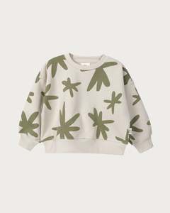 Sweatshirt - Olive Star