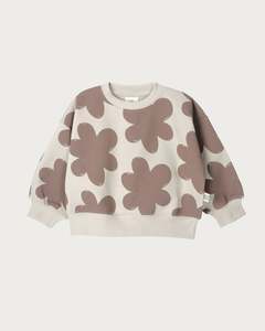 Sweatshirt - Mocha Floral