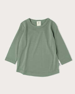 Merino Long Sleeve Tee - Sage