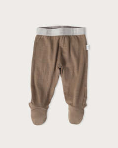 Bottoms: Merino Footed Leggings - Walnut