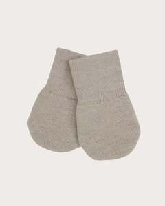 Merino: Merino Terry Mittens - Oatmeal