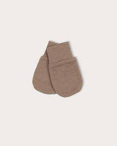 Merino Mittens - Walnut