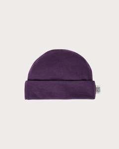 Merino: Merino Beanie - Plum