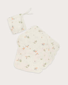 Care And Feed: Muslin Wash Cloths (6 Pack) - Galah