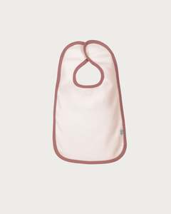 Siblings Bib Single: Cotton Bib - Petal Contrast