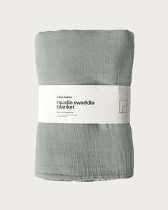 Muslin Swaddle Blanket - Sage