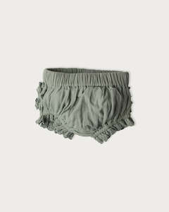 Organic Muslin Clothing: Muslin Evelyn Bloomers - Matcha