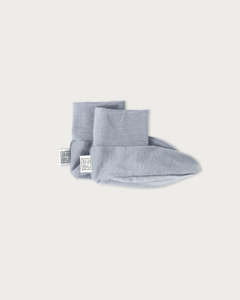 Merino Booties - Periwinkle