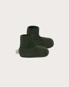 Cotton Booties - Moss