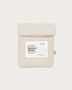 Cotton Oval Bassinet Fitted Sheet