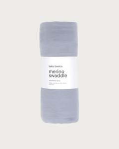 Merino Swaddle Wrap - Periwinkle