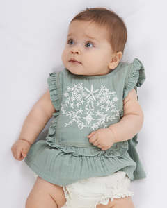 Muslin Evelyn Top - Matcha