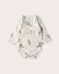 Cotton Bodysuit - Kereru