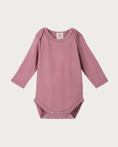 Merino Long Sleeve Bodysuit - Blossom
