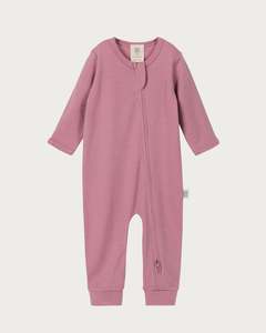 Merino Footless Onesie - Blossom