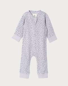 Onesies: Cotton Footless Onesie - Ditsy Floral