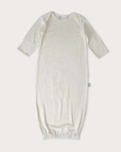 Merino Bundler Nightgown - Cream