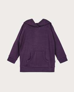 Merino Hoodie - Plum