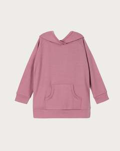 Outerwear: Merino Hoodie - Blossom
