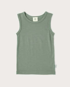 Merino Singlet - Sage