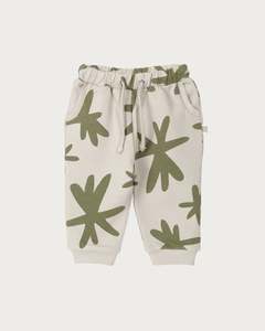 Sweatpants - Olive Star