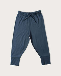 Merino Cuffed Pants - Denim