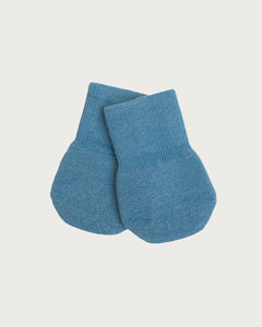 Merino Terry Mittens - River