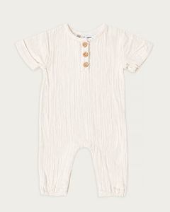 Muslin Frankie Romper - Vanilla