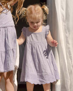 Muslin Charlotte Dress Sleeveless - Mixed Berry
