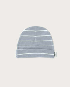 Bestsellers: Merino Beanie - Periwinkle Stripe