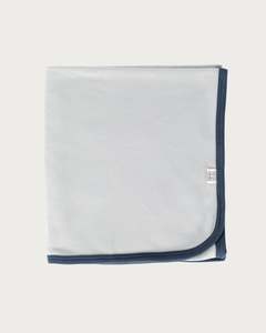 Cotton Swaddle Wrap - Sky Contrast
