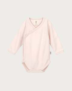 Cotton Kimono Bodysuit - Petal