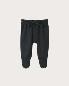 Cotton Footed Leggings - Charcoal