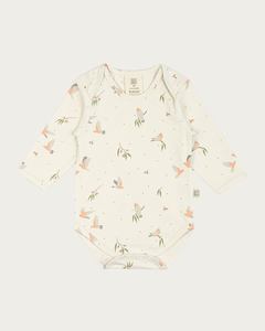 Cotton Long Sleeve Bodysuit - Galah