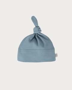 Prem Baby: Cotton Knotted Beanie - River