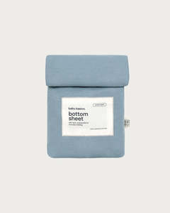 Cotton Moses Basket Fitted Sheet - River