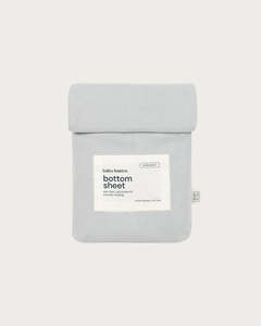 Cotton Moses Basket Fitted Sheet - Sky
