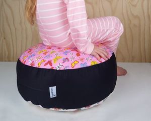 BabyBaby BABYBABY: Kids Pouf - Hand Quilted Butterflys