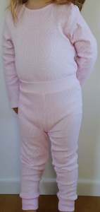 Sale 1: Baby Pink Ribbed Set
