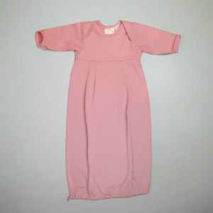 Merino Baby Nightgown - Dusty Pink